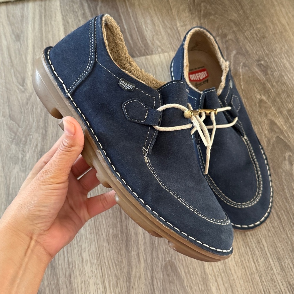 On Foot Zen Sneaker Cushioned Water Resistant 40/8.5 Comfort Lace Up Shoes